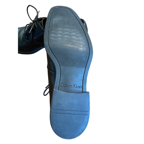 Calvin Klein Mens Edison Black Oxford Dress Shoe Size 10 M - Picture 14 of 15